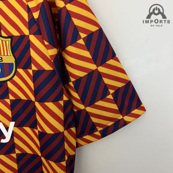 Camisa Barcelona 23/24 Treino - Quadriculada