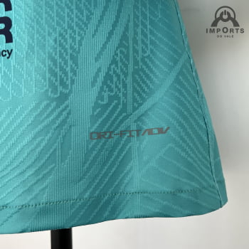 Camisa Barcelona 23/24 Versão Jogador Ed. Especial Verde + Personalização Grátis
