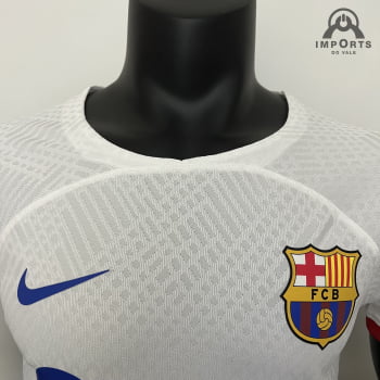Camisa Barcelona 23/24 Versão Jogador Treino - Branca