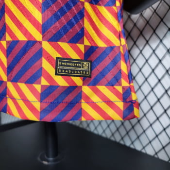 Camisa Barcelona 23/24 Versão Jogador Treino - Quadriculada 