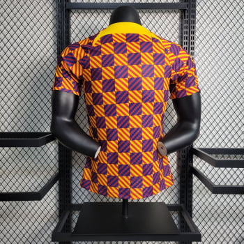 Camisa Barcelona 23/24 Versão Jogador Treino - Quadriculada 