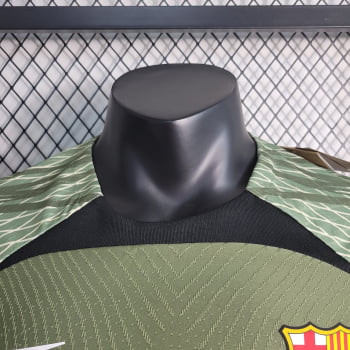 Camisa Barcelona 23/24 Versão Jogador Treino - Verde