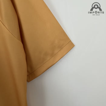 Camisa Barcelona 23/24 Versão Torcedor Ed. Especial Amarela + Personalização Grátis 