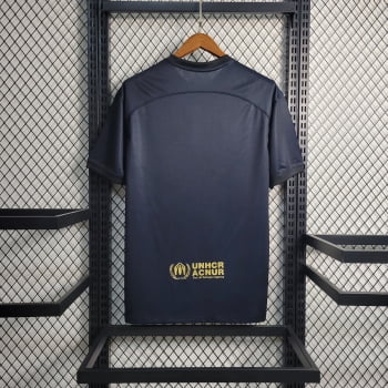 Camisa Barcelona 23/24 Versão Torcedor Ed. Especial Preta + Personalização Grátis