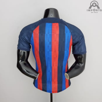 Camisa Barcelona I 22/23 Versão Jogador + Personalização Grátis