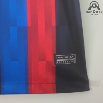 Camisa Barcelona I 22/23 Versão Torcedor + Patrocínios + Personalização Grátis 