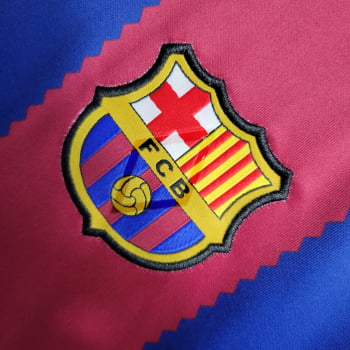 Camisa Barcelona I 23/24 Versão Feminina + Personalização Grátis