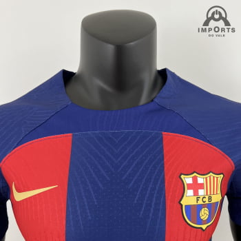 Camisa Barcelona I 23/24 Versão Jogador + Personalização Grátis