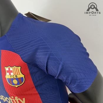 Camisa Barcelona I 23/24 Versão Jogador + Personalização Grátis
