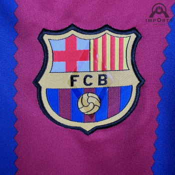 Camisa Barcelona I 23/24 Versão Torcedor + Personalização Grátis Camisa Barcelona I 23/24 Versão Torcedor + Personalização Grátis