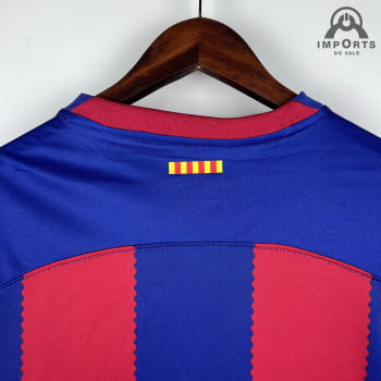 Camisa Barcelona I 23/24 Versão Torcedor + Personalização Grátis 