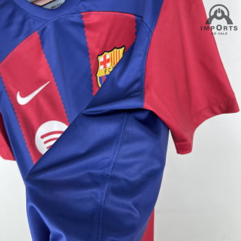 Camisa Barcelona I 23/24 Versão Torcedor + Personalização Grátis 