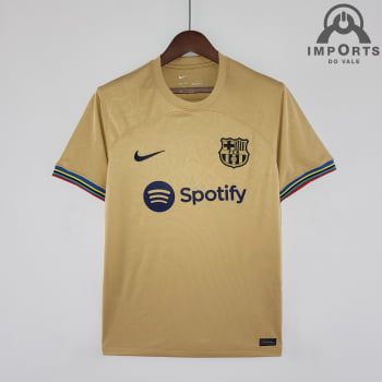 Camisa Barcelona II 22/23 Versão Torcedor + Personalização Grátis 