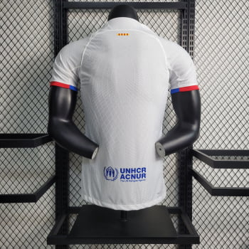 Camisa Barcelona II 23/24 Versão Jogador + Personalização Grátis