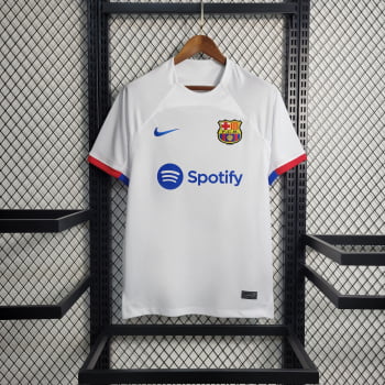 Camisa Barcelona II 23/24 Versão Torcedor + Personalização Grátis Camisa Barcelona II 23/24 Versão Torcedor + Personalização Grátis