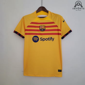 Camisa Barcelona IV 23/24 + Personalização Grátis 
