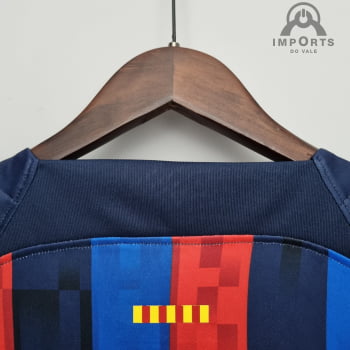 Camisa Barcelona l 22/23 Versão Feminina + Personalização Grátis