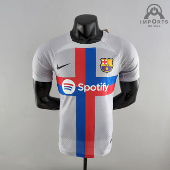Camisa Barcelona lll 22/23 Versão Jogador + Personalização Grátis