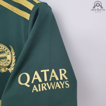 Camisa Bayern de Munique 21/22 Ed. Especial Verde + Personalização Grátis