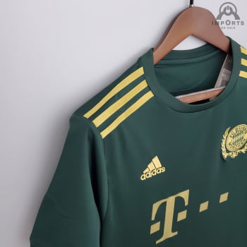 Camisa Bayern de Munique 21/22 Ed. Especial Verde + Personalização Grátis