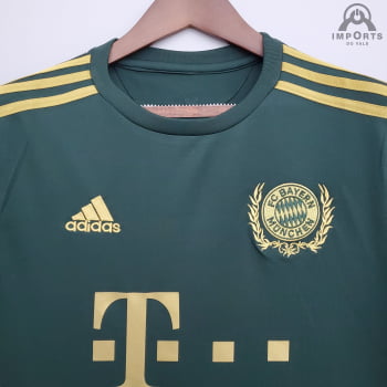 Camisa Bayern de Munique 21/22 Ed. Especial Verde + Personalização Grátis