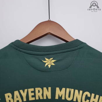 Camisa Bayern de Munique 21/22 Ed. Especial Verde + Personalização Grátis
