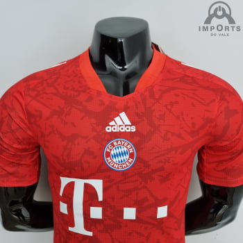 Camisa Bayern de Munique 22/23 Versão Jogador Clássica - Vermelha