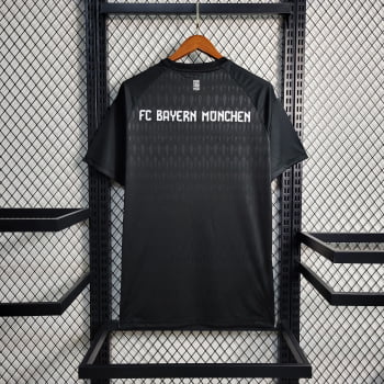 Camisa Bayern de Munique 23/24 Goleiro Preta + Personalização Grátis 