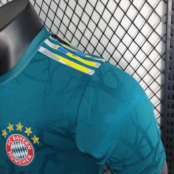 Camisa Bayern de Munique 23/24 Versão Jogador Ed. Especial Co Branded + Personalização Grátis