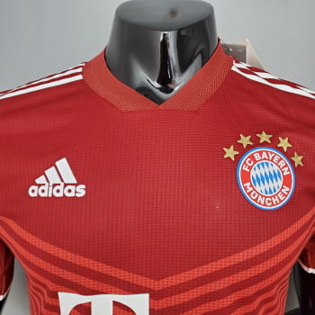 Camisa Bayern de Munique I 21/22 Versão Jogador + Personalização Grátis
