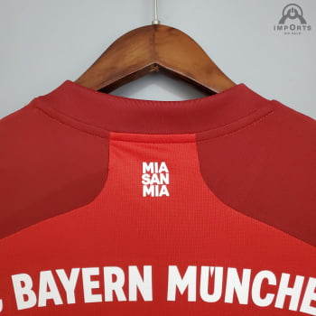 Camisa Bayern de Munique I 21/22 Versão Torcedor + Personalização Grátis