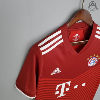 Camisa Bayern de Munique I 21/22 Versão Torcedor + Personalização Grátis