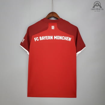 Camisa Bayern de Munique I 21/22 Versão Torcedor + Personalização Grátis