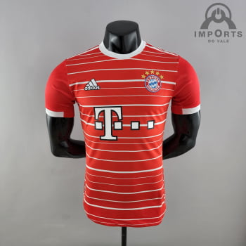 Camisa Bayern de Munique l 22/23 Versão Jogador + Personalização Grátis