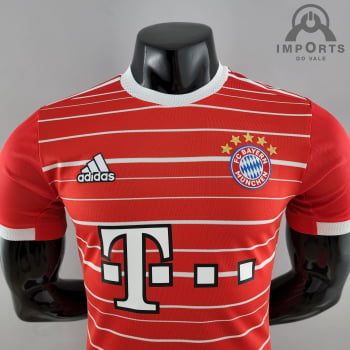 Camisa Bayern de Munique l 22/23 Versão Jogador + Personalização Grátis