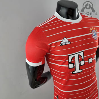 Camisa Bayern de Munique l 22/23 Versão Jogador + Personalização Grátis
