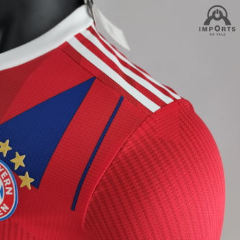 Camisa Bayern de Munique 22/23 Versão Jogador Ed. Champions + Personalização Grátis