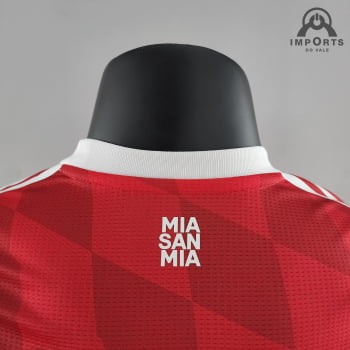 Camisa Bayern de Munique 22/23 Versão Jogador Ed. Champions + Personalização Grátis