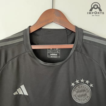 Camisa Bayern de Munique 23/24 Ed. Especial Preta + Personalização Grátis