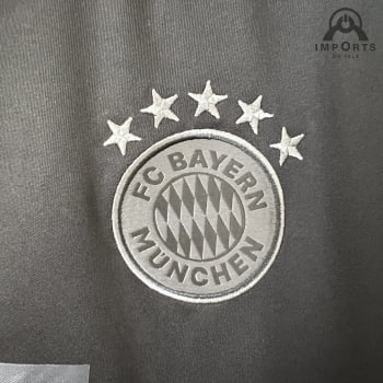 Camisa Bayern de Munique 23/24 Ed. Especial Preta + Personalização Grátis