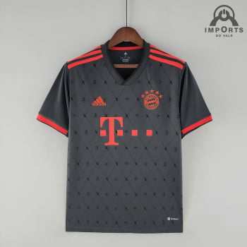 Camisa Bayern de Munique III 22/23 Versão Torcedor + Personalização Grátis 