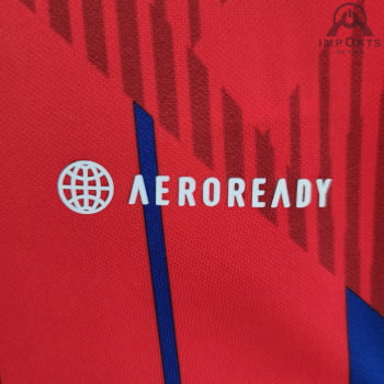 Camisa Bayern de Munique 22/23 Versão Jogador Ed. Comemorativa - Vermelha