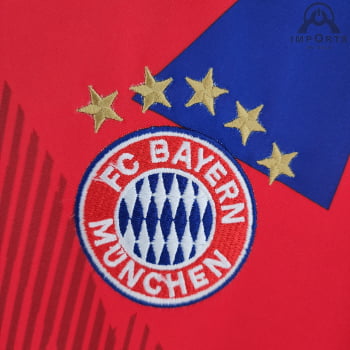 Camisa Bayern de Munique 22/23 Versão Jogador Ed. Comemorativa - Vermelha