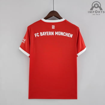 Camisa Bayern de Munique l 22/23 Versão Torcedor + Personalização Grátis