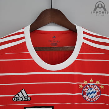 Camisa Bayern de Munique l 22/23 Versão Torcedor + Personalização Grátis