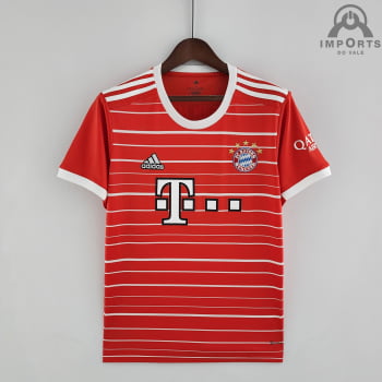 Camisa Bayern de Munique l 22/23 Versão Torcedor + Personalização Grátis