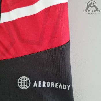 Camisa Bayern de Munique 22/23 Versão Torcedor Treino - Preta/Vermelho