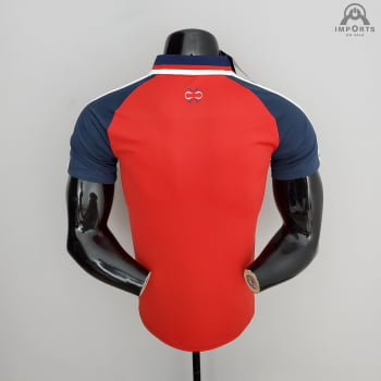 Camisa Gola Polo Bayern de Munique 21/22 Treino - Vermelha