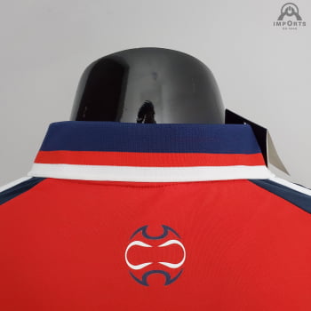 Camisa Gola Polo Bayern de Munique 21/22 Treino - Vermelha