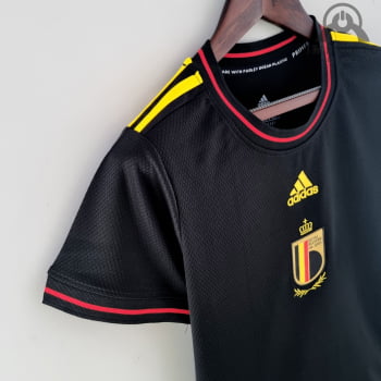 Camisa da Seleção Belga 2022 Versão Feminina + Personalização Grátis